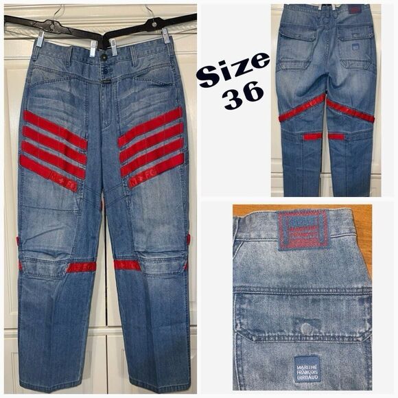 Marithe Francois Girbaud Jean Men 36 VTG Shuttle Tape‎ Class Reunion Hip Grunge - Picture 1 of 12